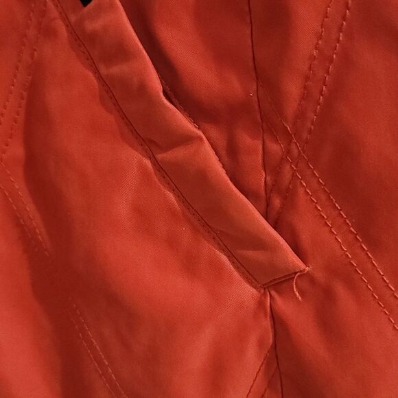 Faconnable Women's Red Orange Vest Sz L - Picture 9 of 12